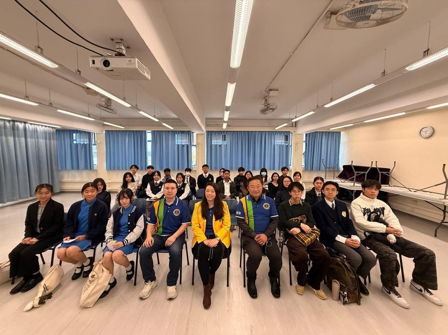 獅子會到校介紹演講比賽及交流計劃